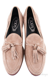 Brown Suede Tassel Loafer