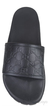 Pursuit Track Leather Slides