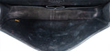 Chanel Black Patent Maxi Double Flap Quilted Bag