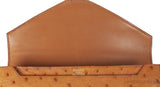 Hermes Vintage Medor Gold Ostrich Clutch