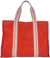 Orange Cotton Canvas Tote