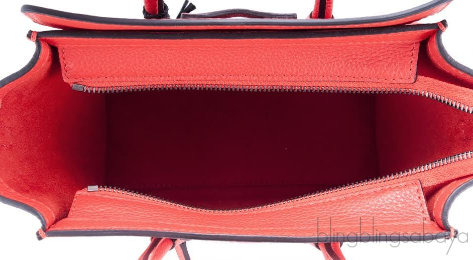 Nano Luggage Vermillon