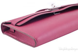 Kelly Cut Red Swift Clutch