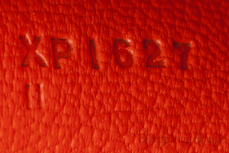 Kelly 25 Tangerine Ostrich Sellier