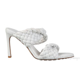 Curve Optic White Sandals