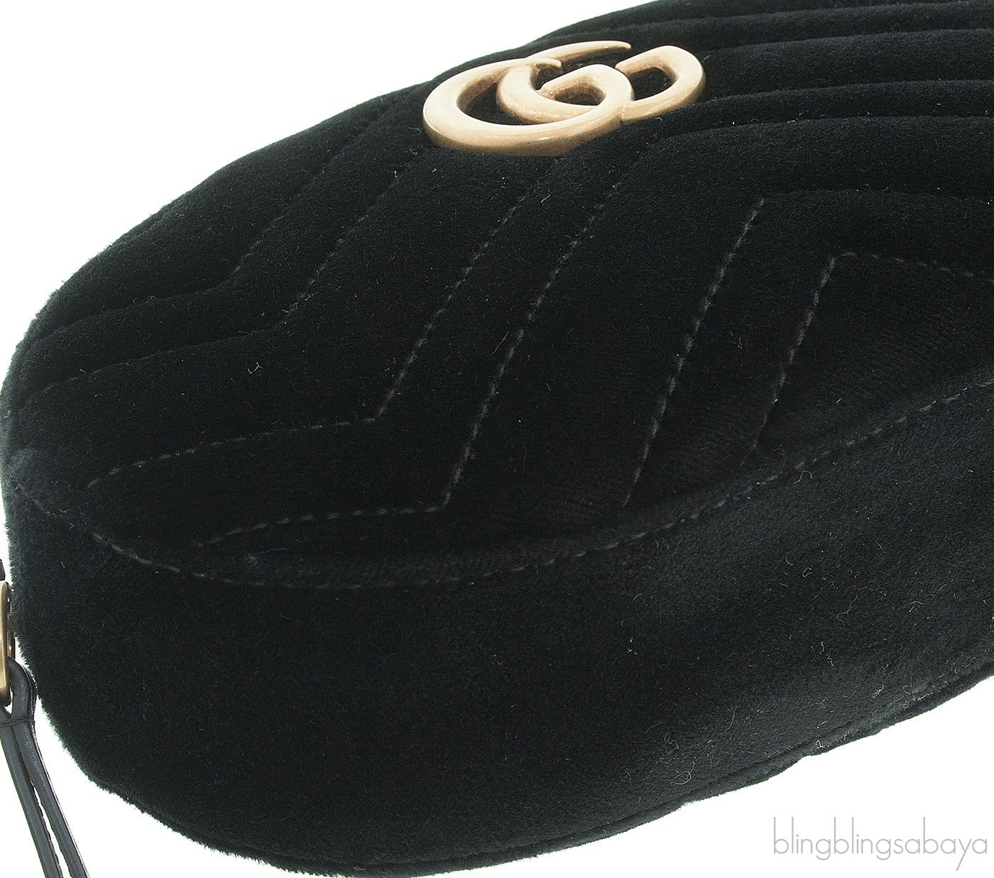 GG Marmont Velvet Belt Bag