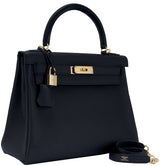 Kelly 28 Black Togo GHW