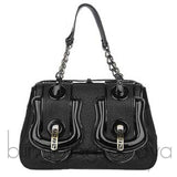 B-BAG Black Leather