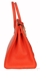 Birkin 35 Capucine Togo GHW