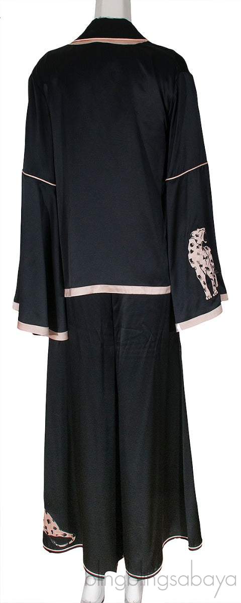 Black Jacket , Blazer & Pajama Set