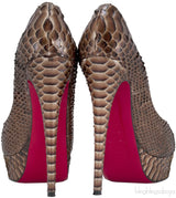 Lady Peep 150 Python Armure Pump
