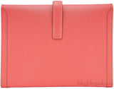 Jige Oversize Clutch Epsom Flamingo