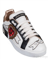 Portifino Printed Leather Sneakers