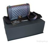 Le Boy Iridescent Medium Flap Bag
