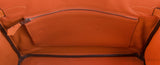 Birkin 30 Tangerine Ostrich PHW
