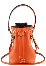 Mon Tresor Mini Bucket Orange Bag