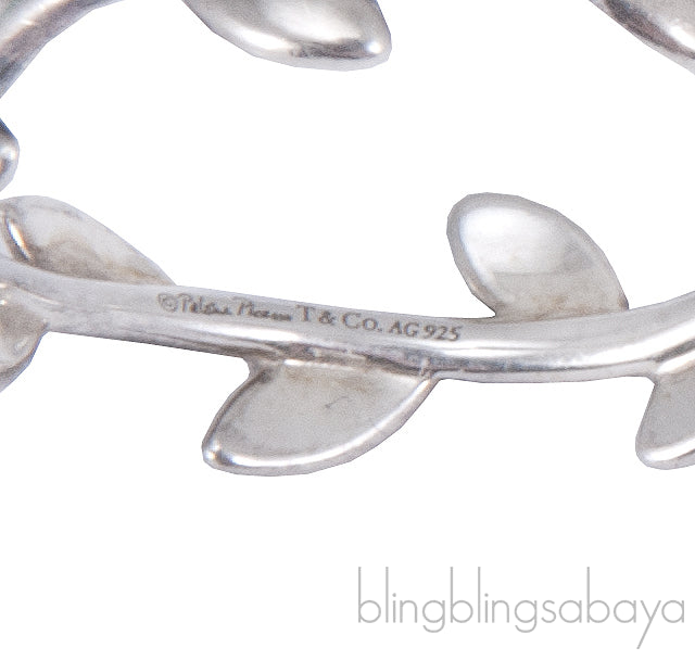 Olive Leaf Silver Ring