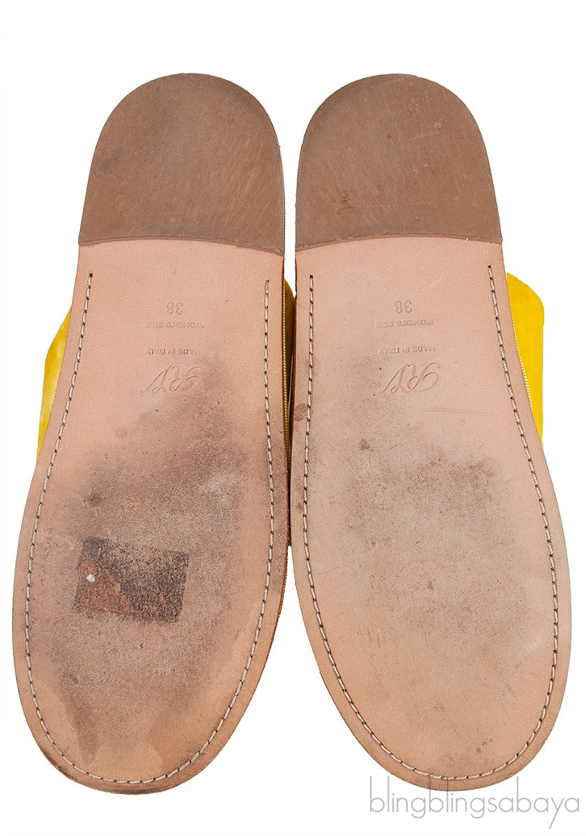 Hotel Vivier Strass Velvet Slippers