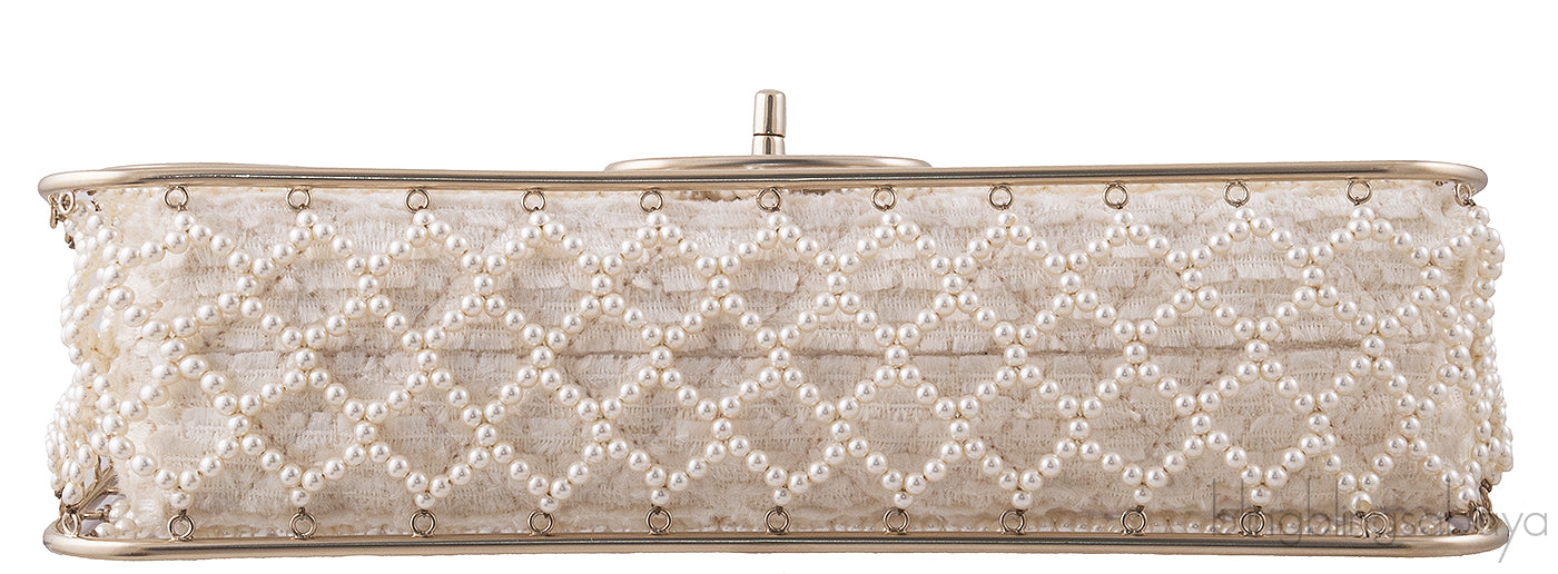 Cage Pearl Classic Flap Bag