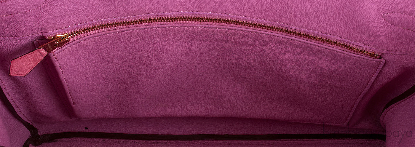 Birkin 35 Light Pink Ostrich GHW