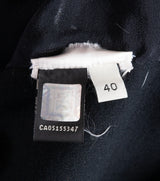 Cotton-Blend & Fur Black Sweatshirt