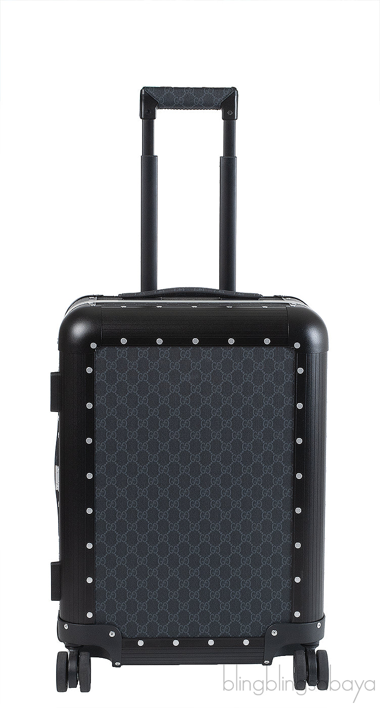 Gucci Black Supreme Porter Cabin Plus Trolley