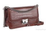 City Skyline Crocodile Sling Bag