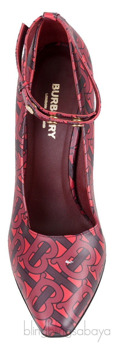 Red Wiltkin Logo Print Slingback
