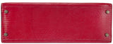 Kelly 32 Vintage Red Lizard Sellier