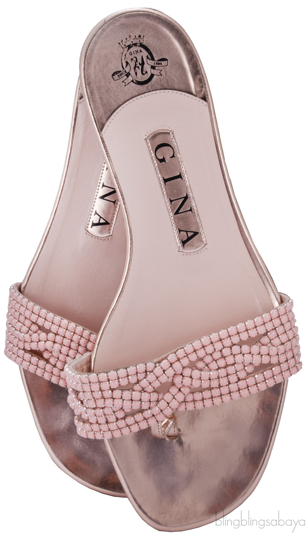 Peach & Rose Gold Slip-on Flat