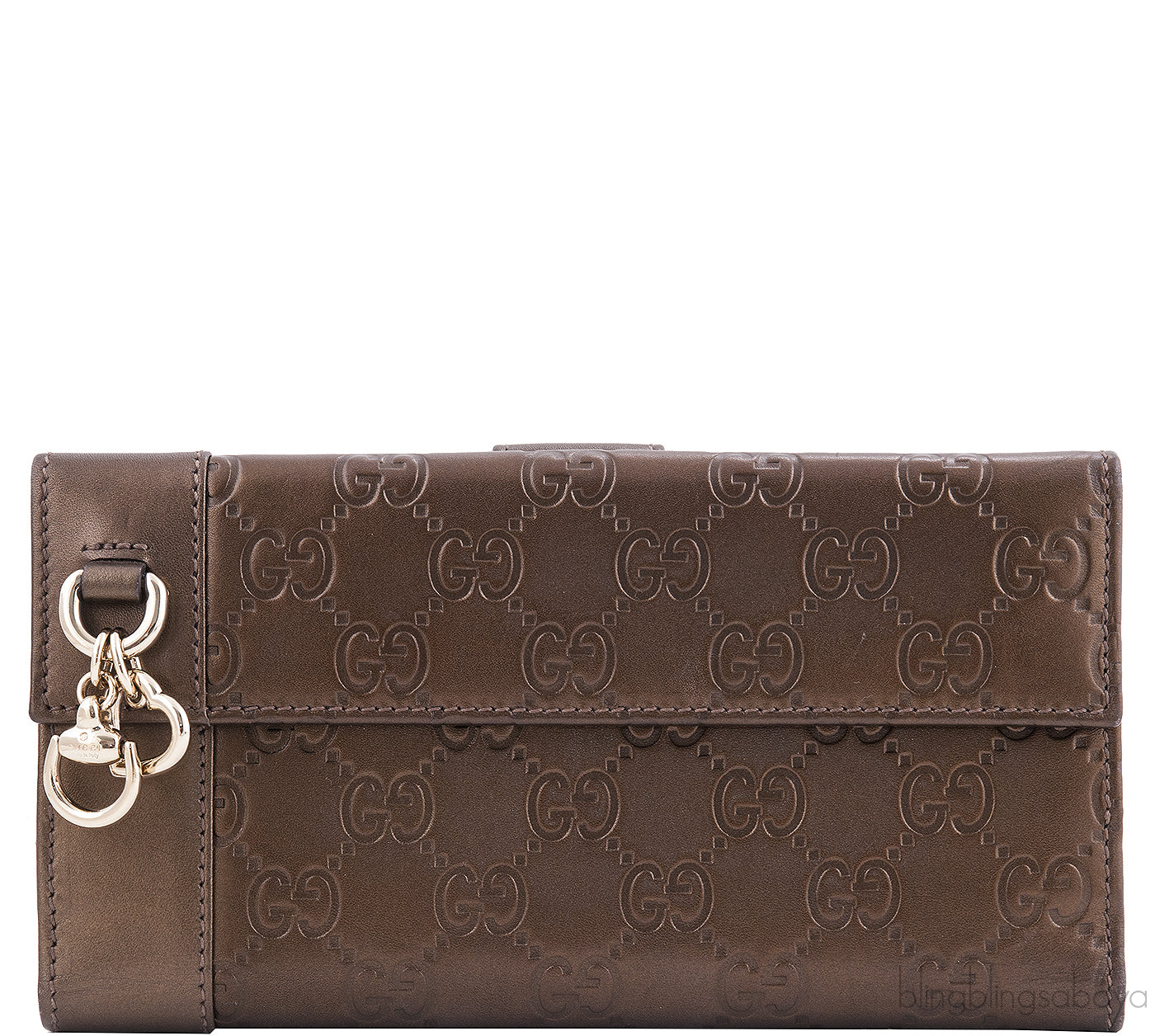 Long Wallet Heart Charm