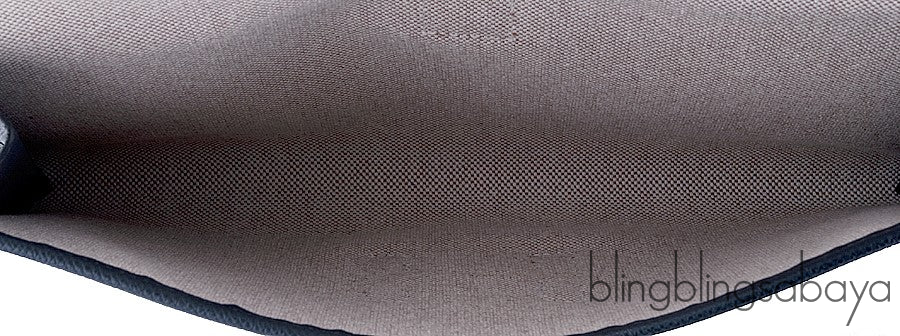 Jige Bleu Indigo Epsom Clutch