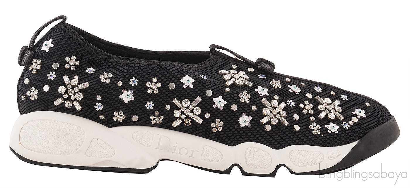 Black Dior Fushion Sneakers
