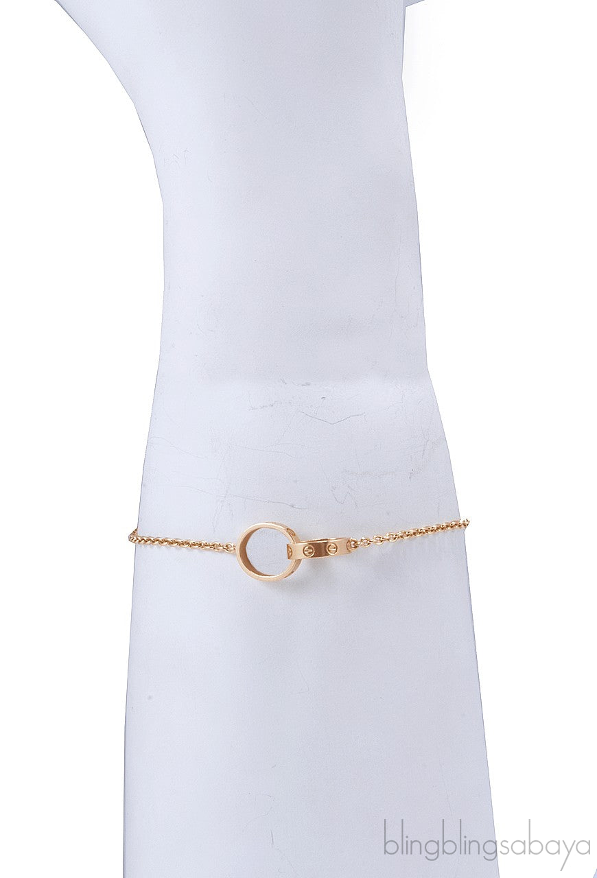 Rose Gold LOVE Bracelet