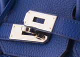 Birkin 30 Blue Electric PHW