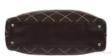 Chanel Wild Stitch CC Coffee Brown Handbag