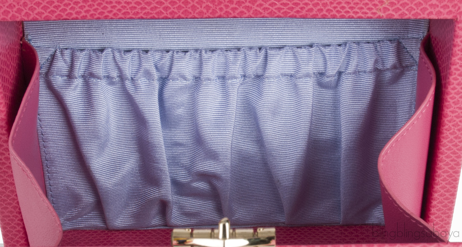 Lizard-Embossed Leather Shoulder Bag