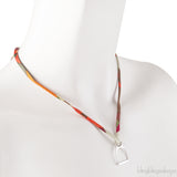 Multicolor Tourbillon Silk Necklace