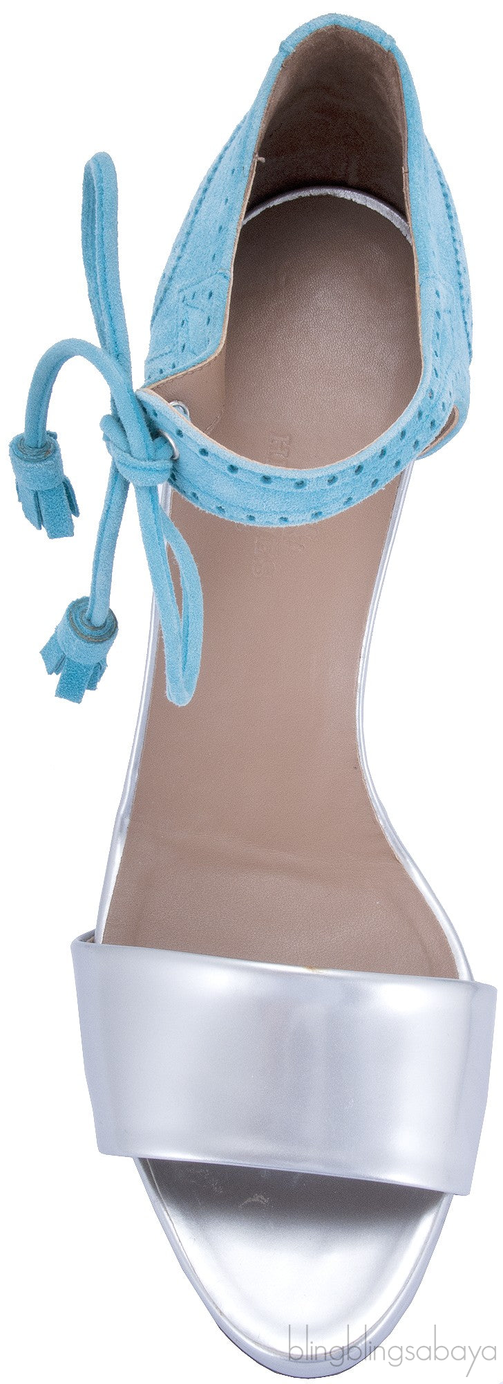 Bi-color Ghillies Leather Sandals