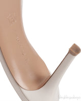 White Alise Leather Sandals