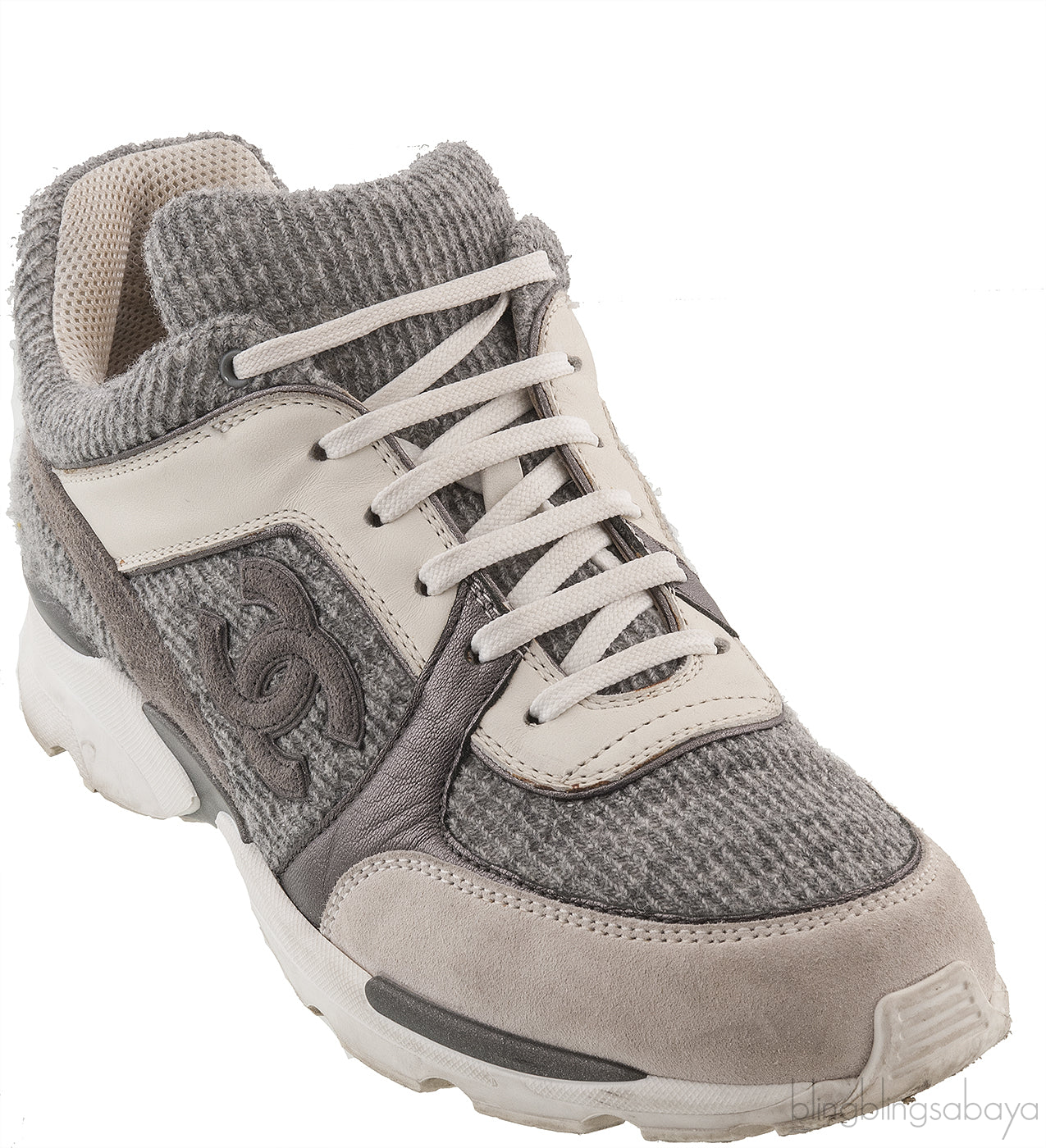 Grey CC Runner Trainer Sneakers