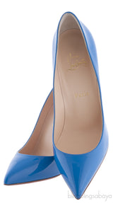 Pigalle Follies 100 Patent Blue heels