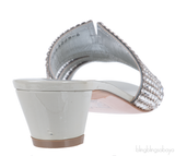 Gina Silver Crystal Grey Utah Sandals