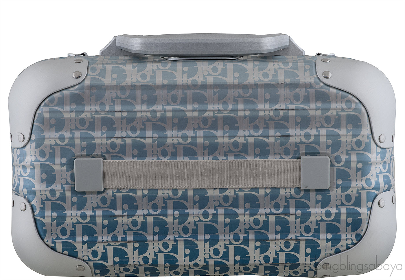 Dior x Rimowa Carry-on Hand Case Aluminum Oblique Blue Gradient