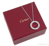Love Diamond Paved Necklace