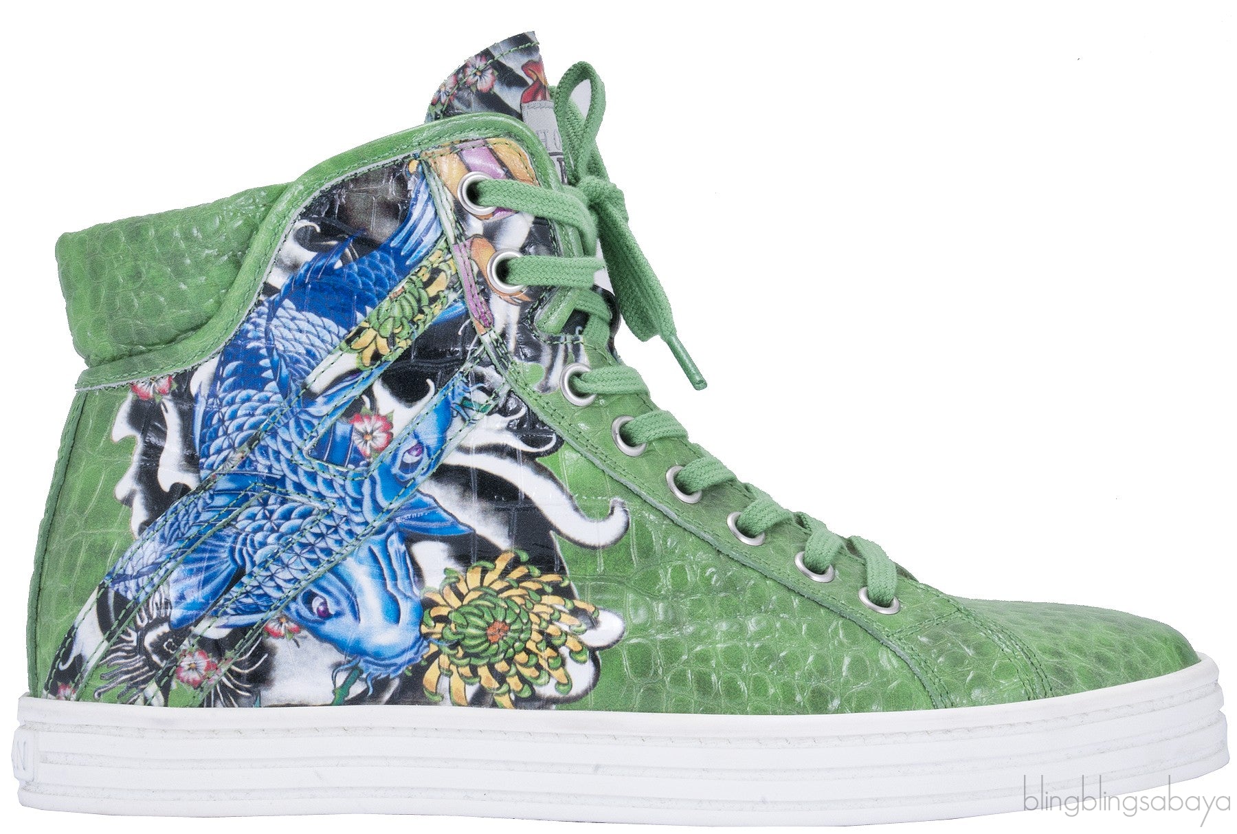 Mock Croc Tattoo Sneakers