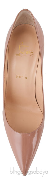 So Kate Nude Patent Pointed Toe