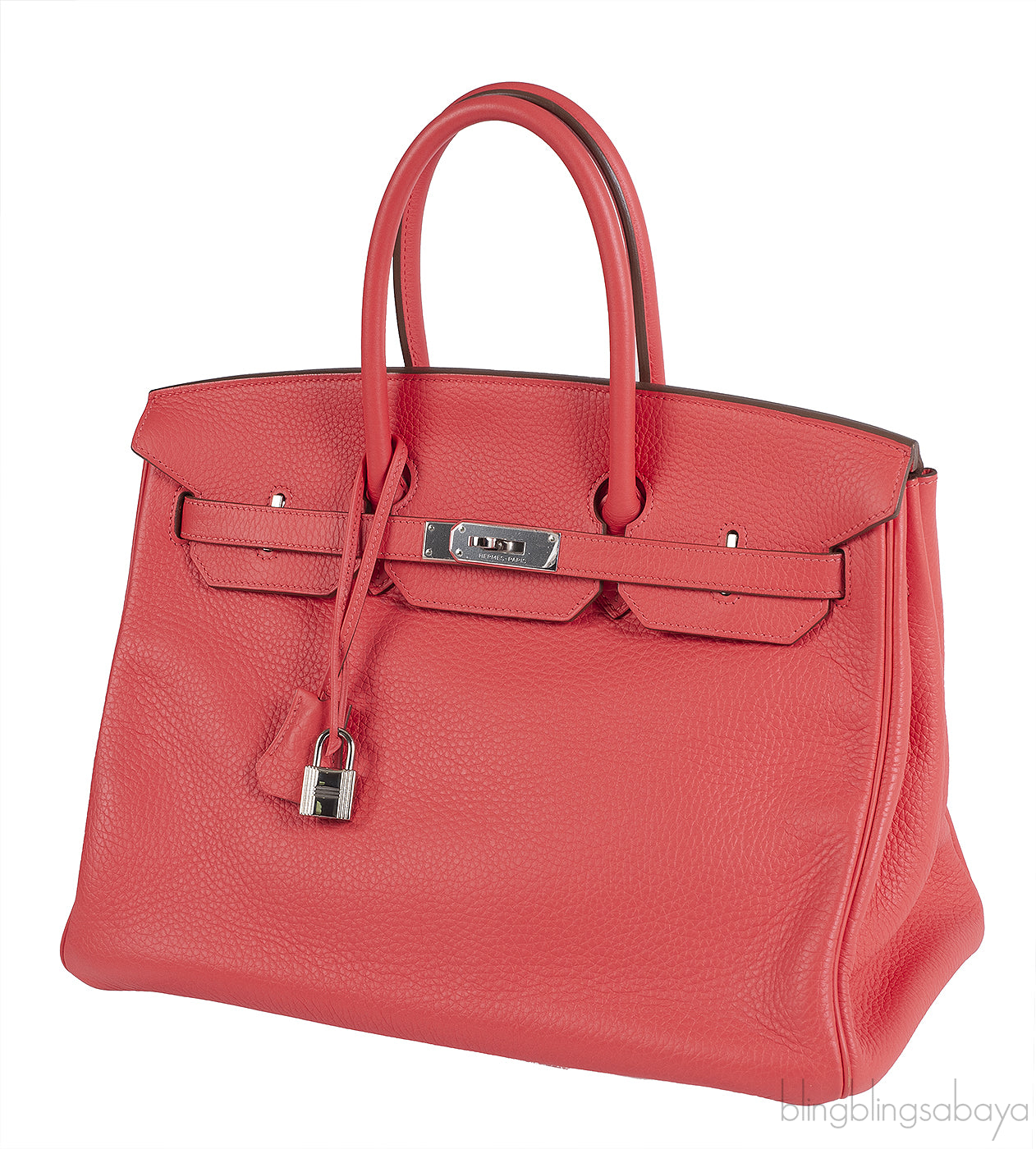 Hermes Birkin 35 Bougainvillea Taurillon Clem PHW