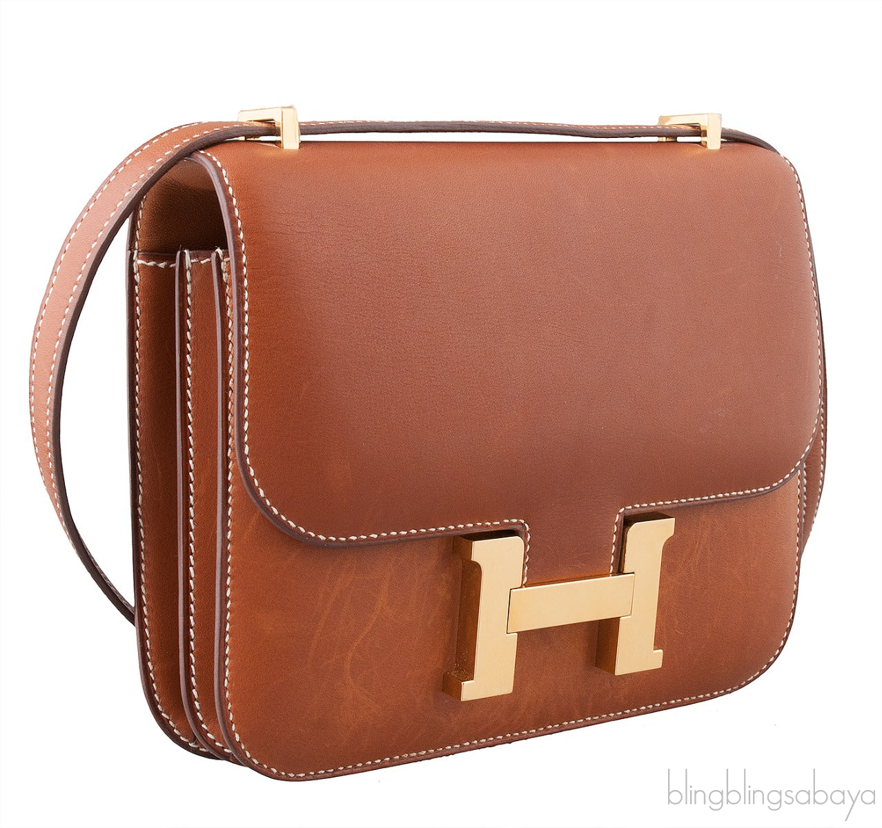 Constance 18 Fauve Barenia Leather