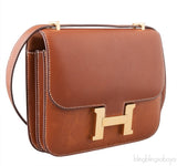 Constance 18 Fauve Barenia Leather